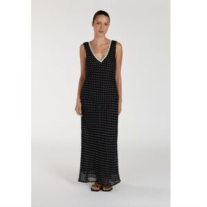 NWT DISSH Winona Spot Midi Dress